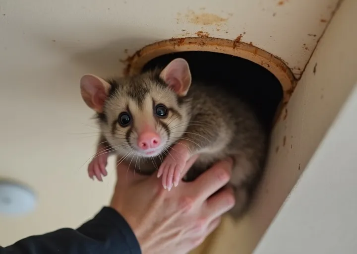 Humane Possum Extraction Cotton Tree