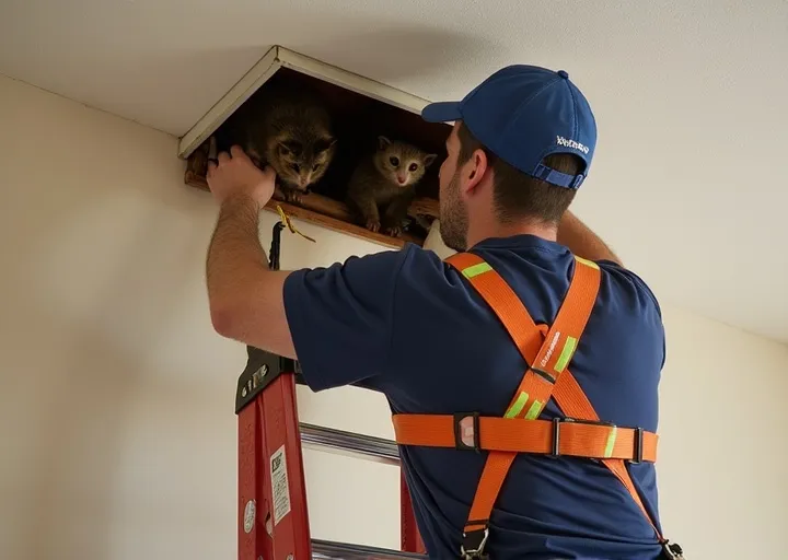 Safe Roof Cavity Access Cotton Tree